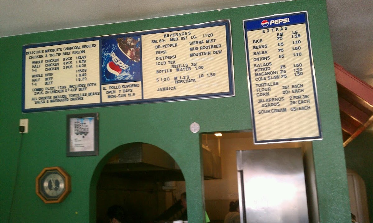 El Pollo Supremo Menu - Image 4